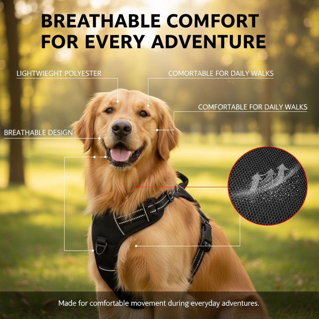 PawBloomCare™ No-Pull Dog Harness