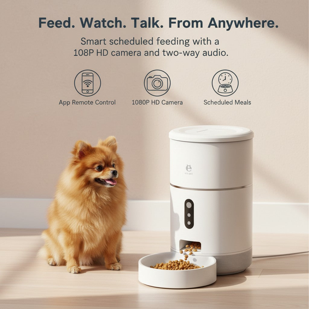 Smart Wifi Video Version Of Small One Pet Automatic Feeder Timing And Quantitative