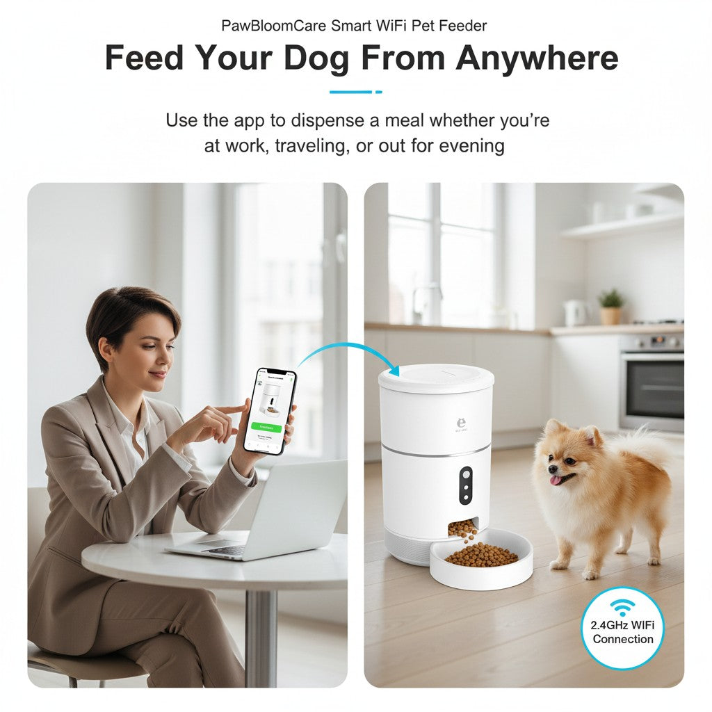 Smart Wifi Video Version Of Small One Pet Automatic Feeder Timing And Quantitative