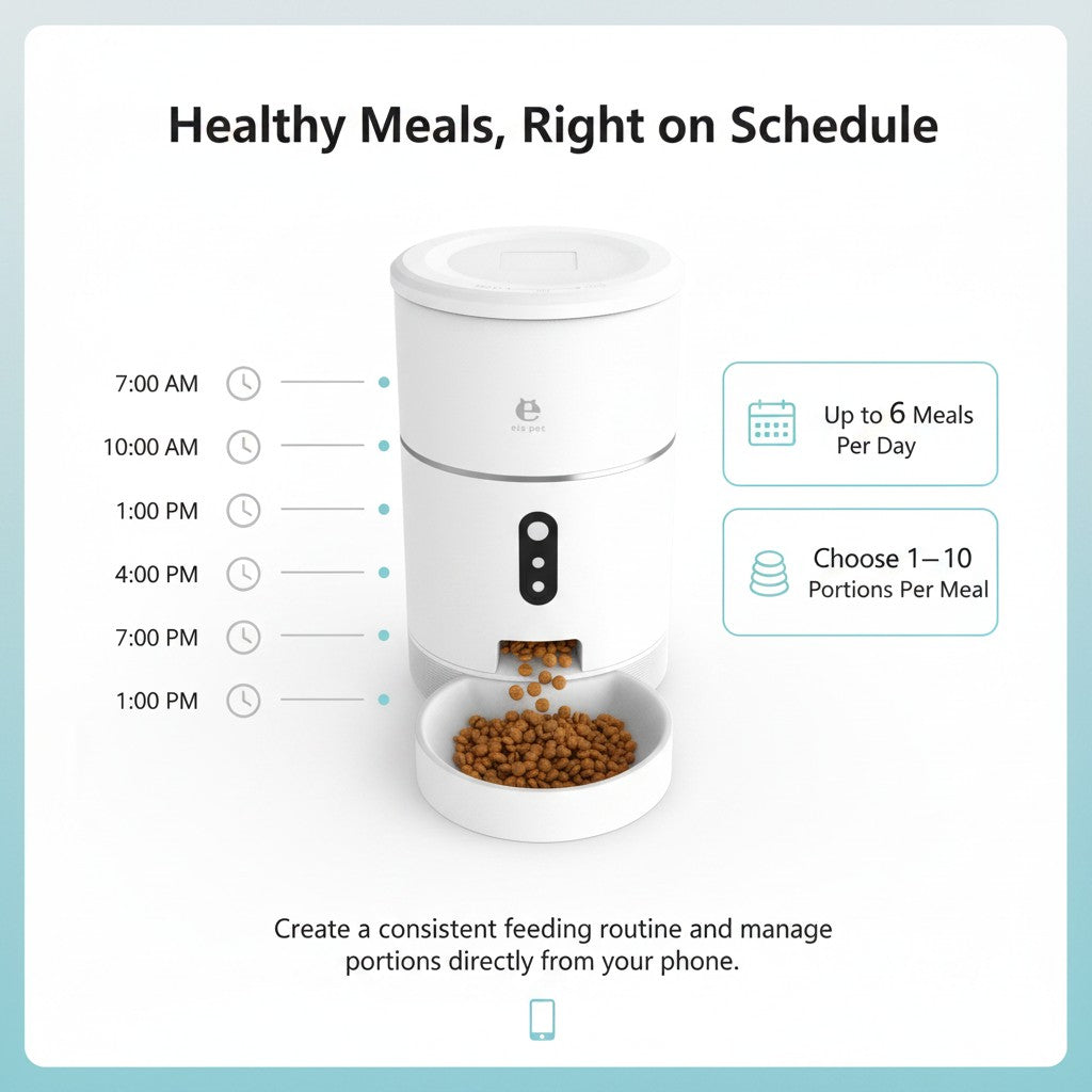 Smart Wifi Video Version Of Small One Pet Automatic Feeder Timing And Quantitative