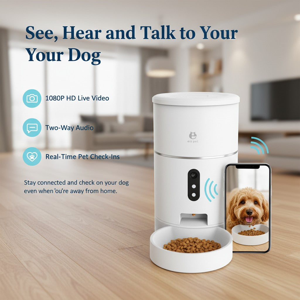Smart Wifi Video Version Of Small One Pet Automatic Feeder Timing And Quantitative