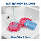 Rubber Foldable Travel Bowl – Double Dish for Food & Water