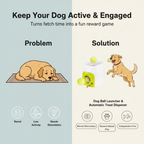 Treat-Dispensing Ball Launcher for Dogs